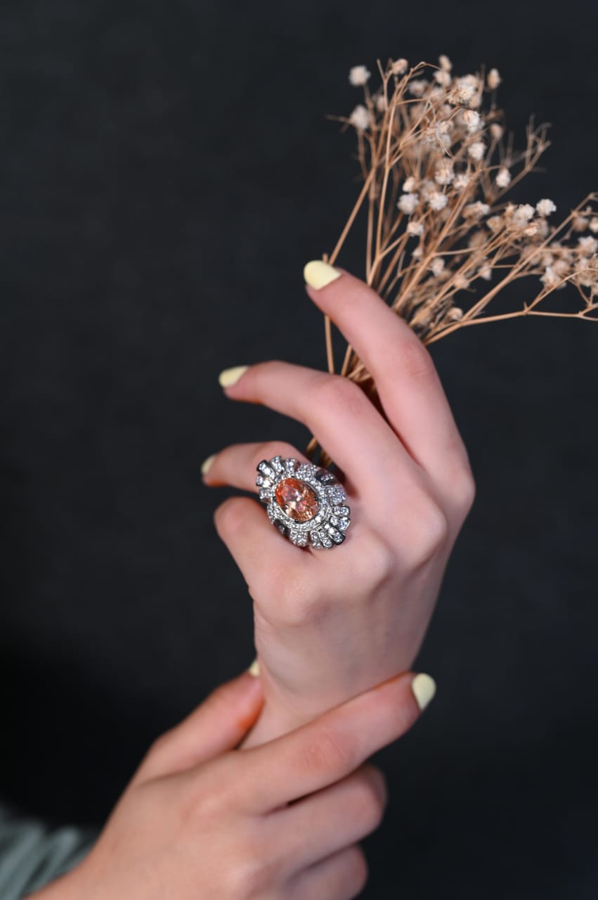 Gold Diamond Silver Rings