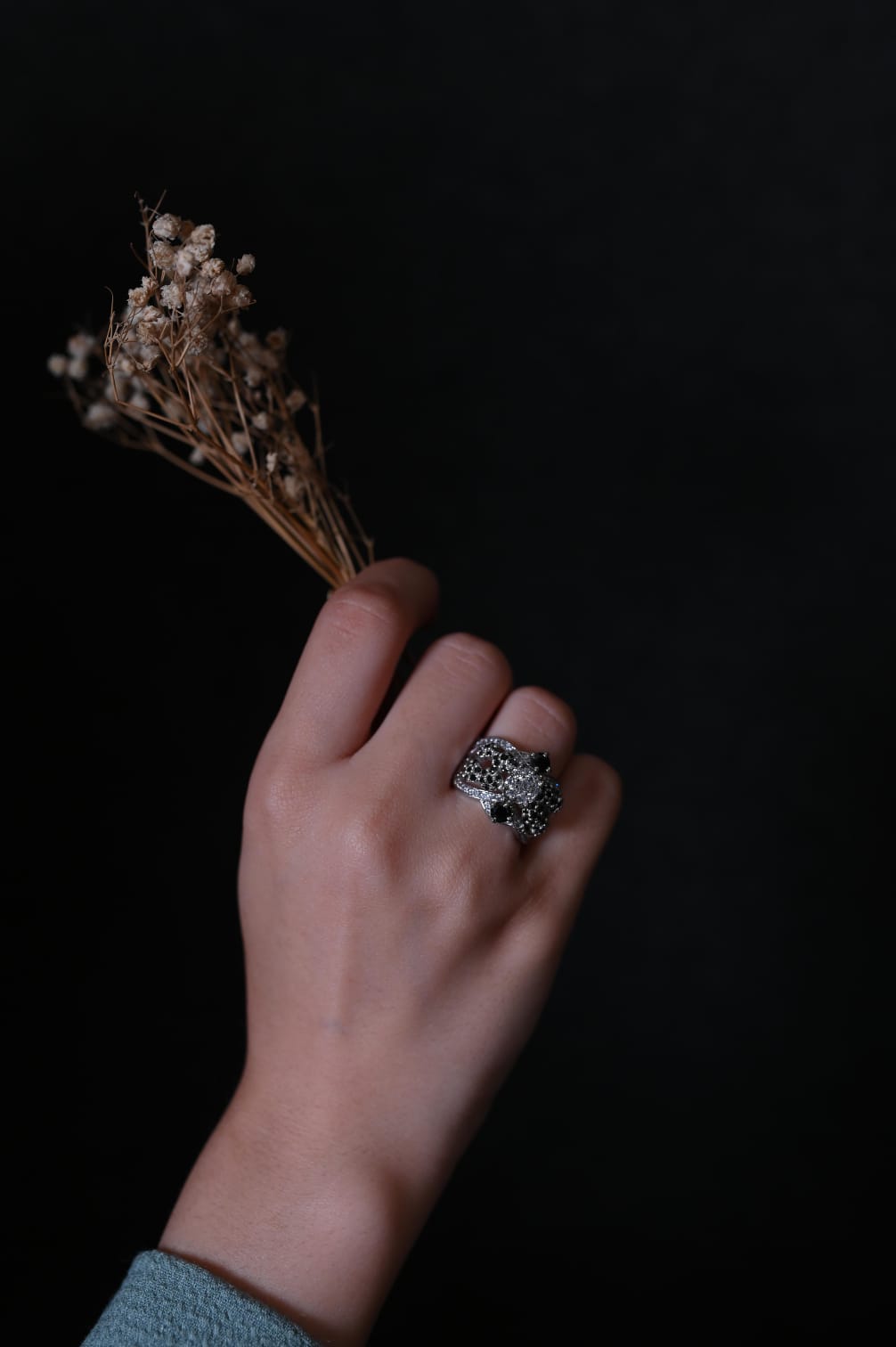 Oxidized Silver Ring
