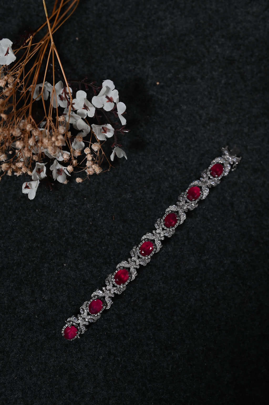 Rubi silver bracelet