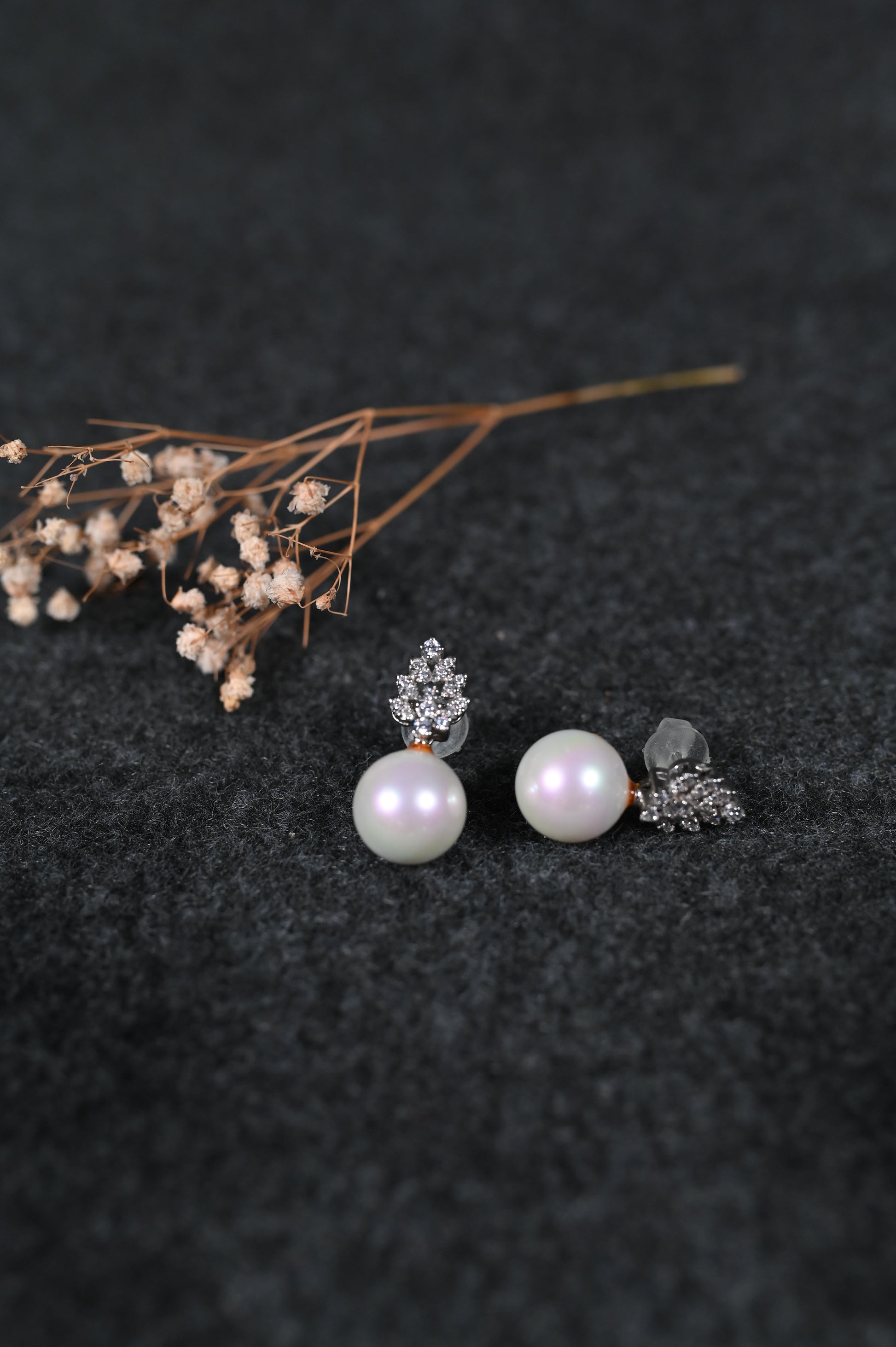Elegance Pearl Blossom Earring