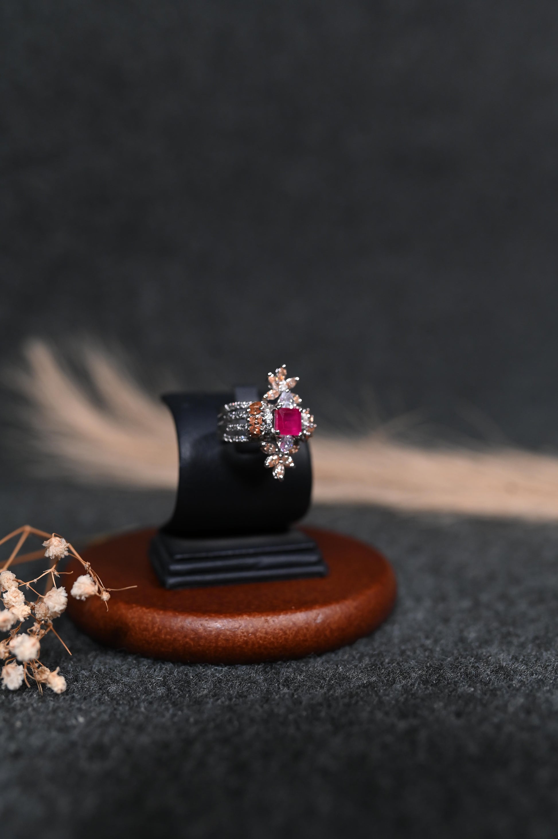 Rumi Silver Blossom Ring