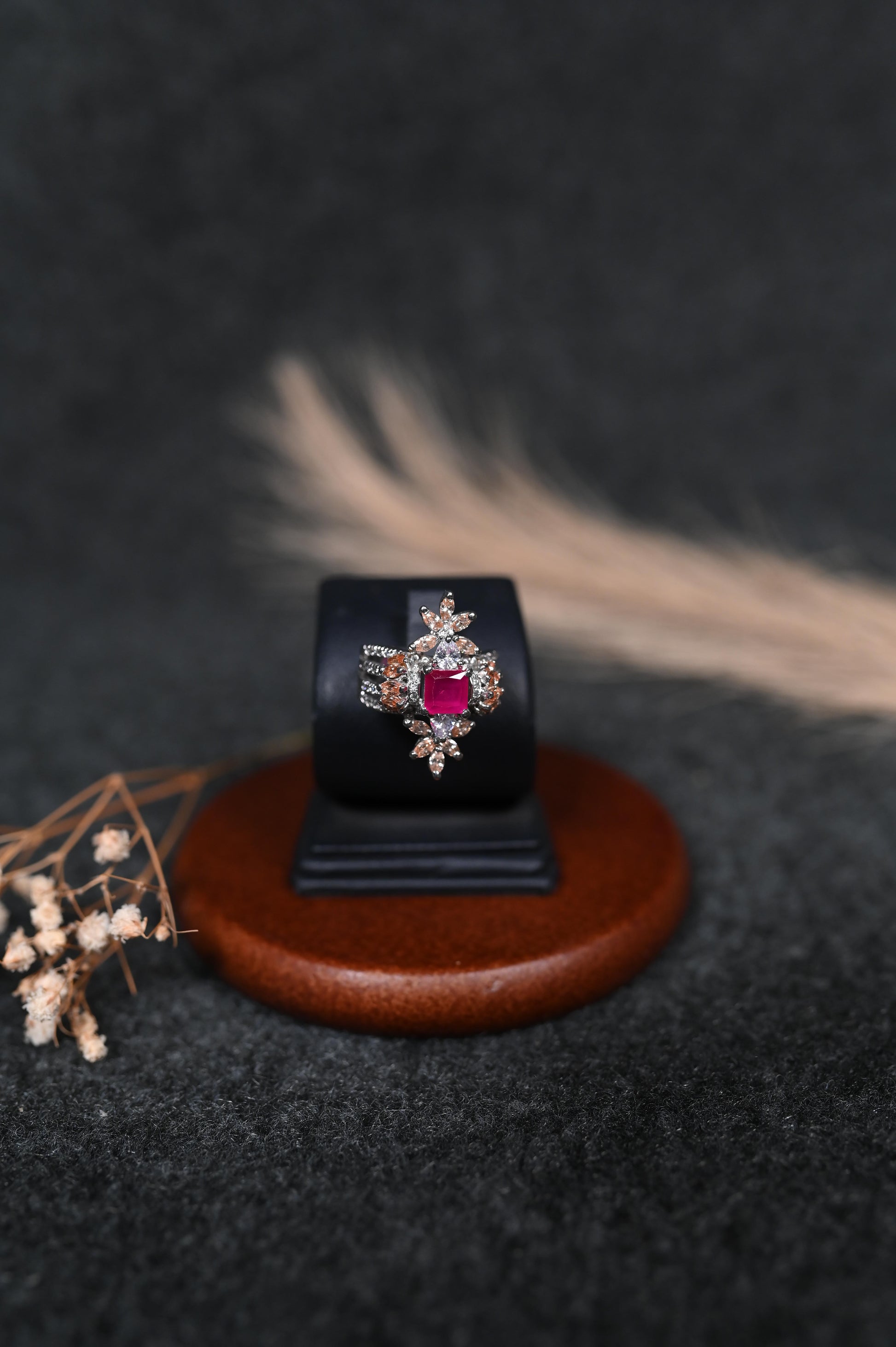 Rumi Silver Blossom Ring