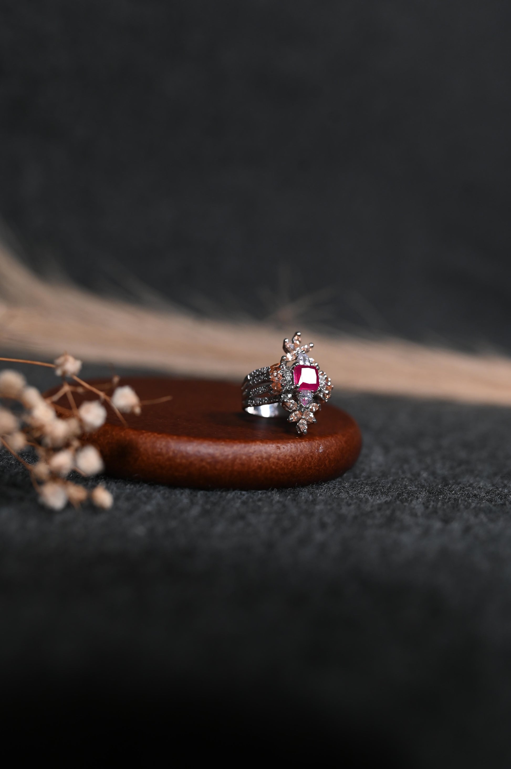 Rumi Silver Blossom Ring