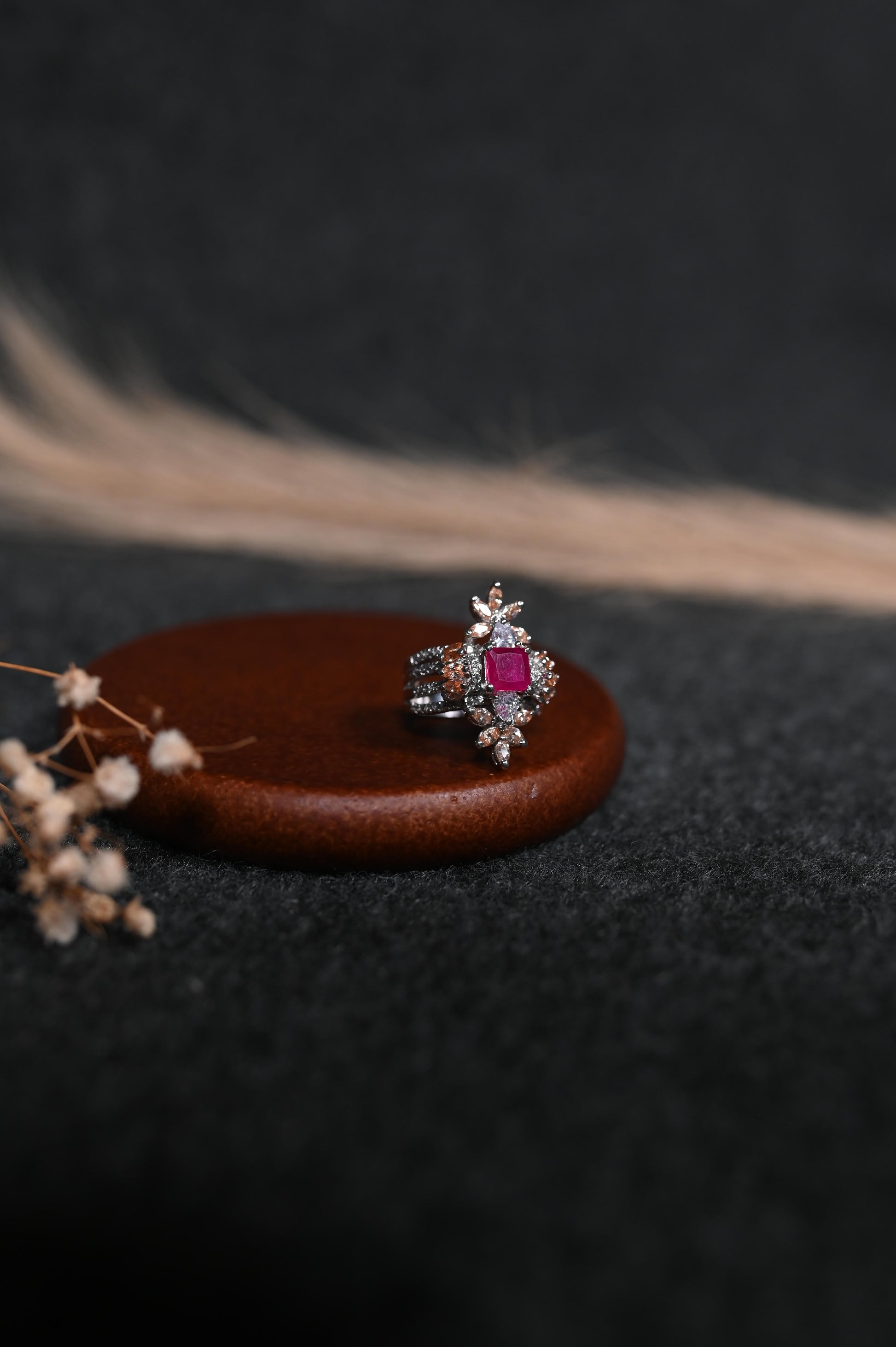Rumi Silver Blossom Ring