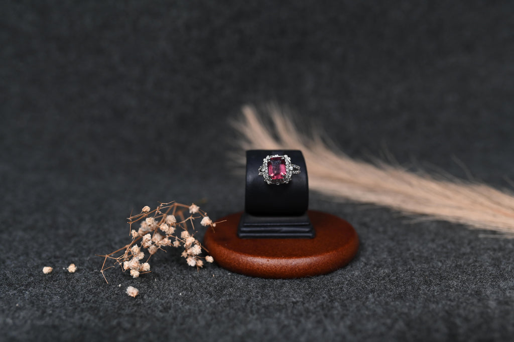 Rumi style silver ring