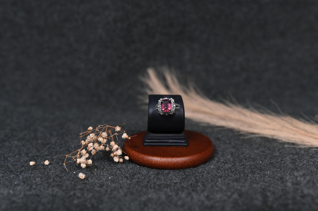 Rumi style silver ring