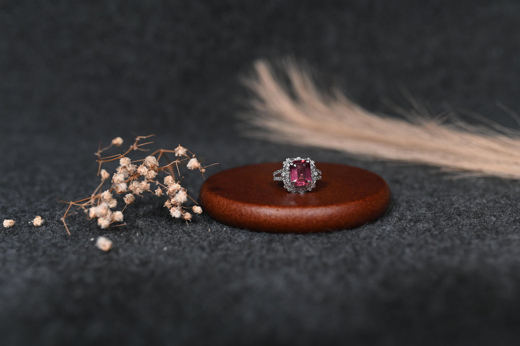 Rumi style silver ring