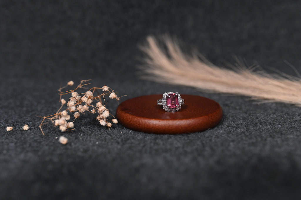 Rumi style silver ring