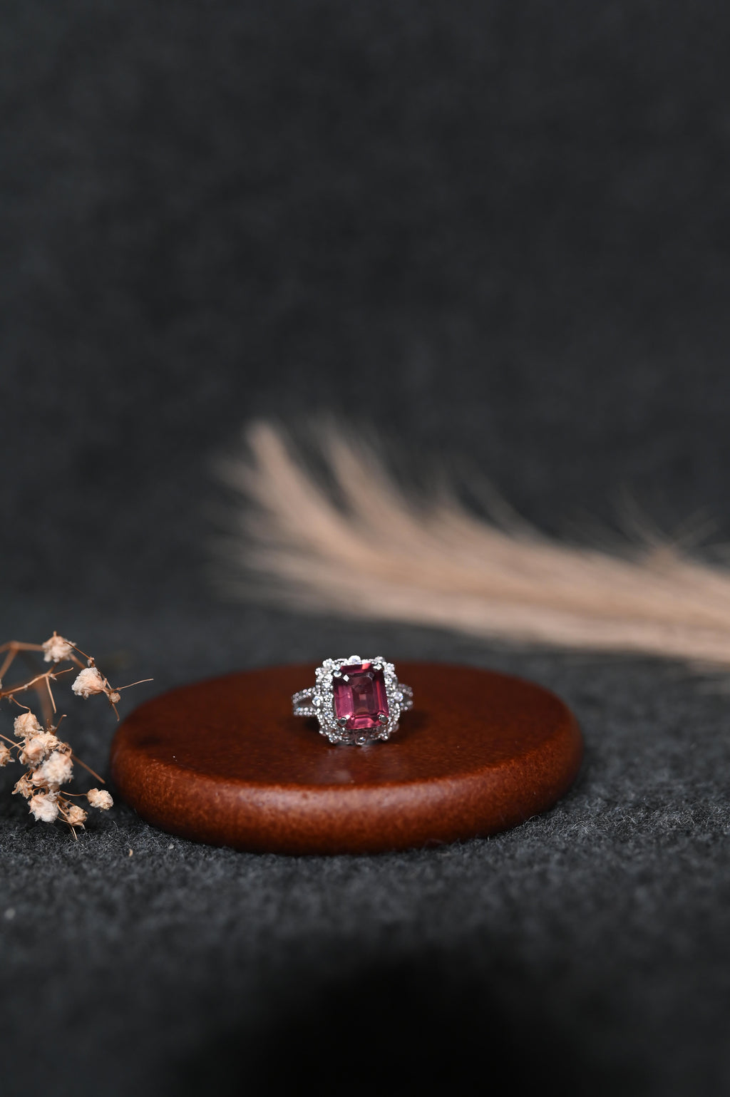 Rumi style silver ring