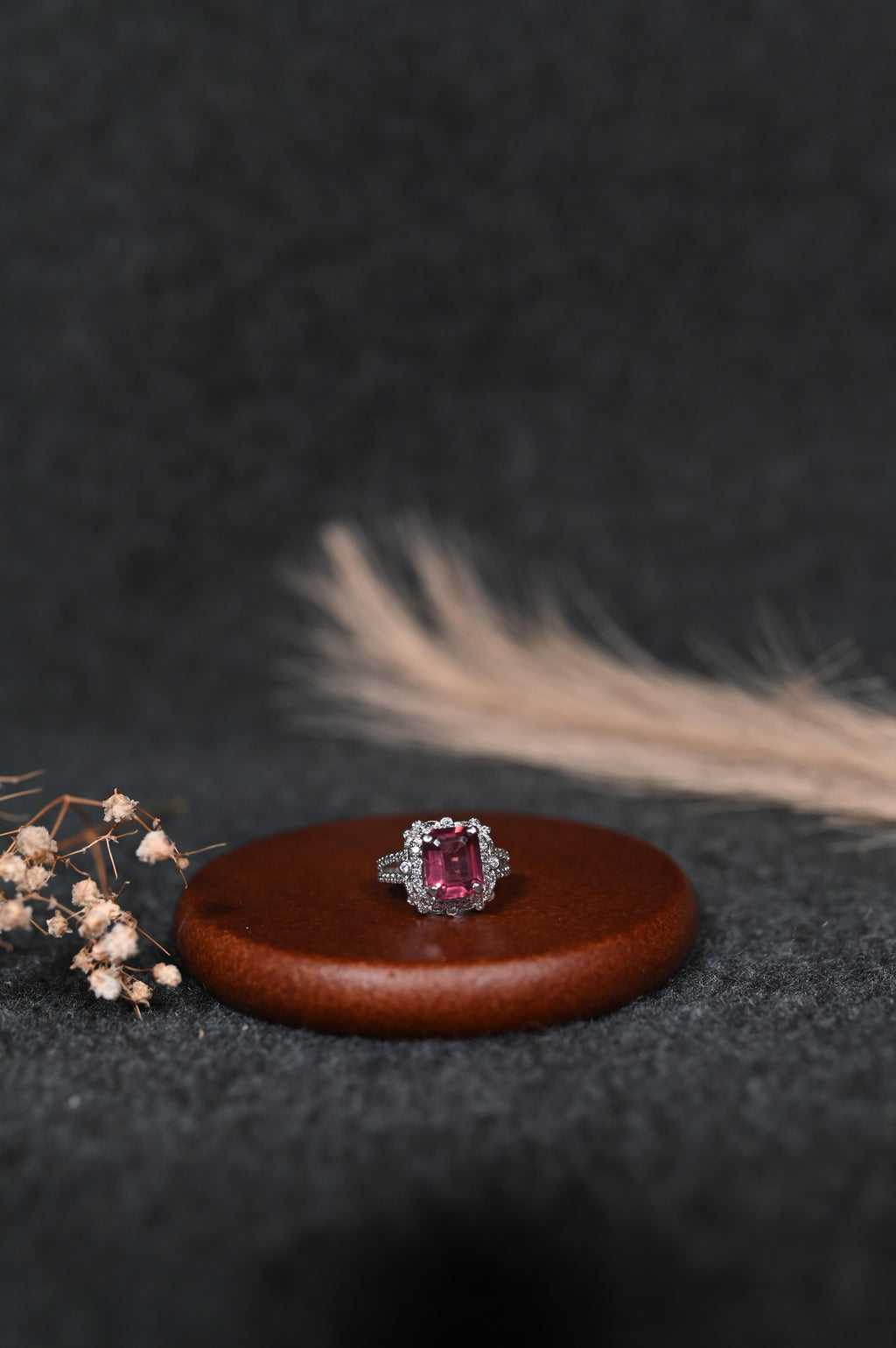 Rumi style silver ring