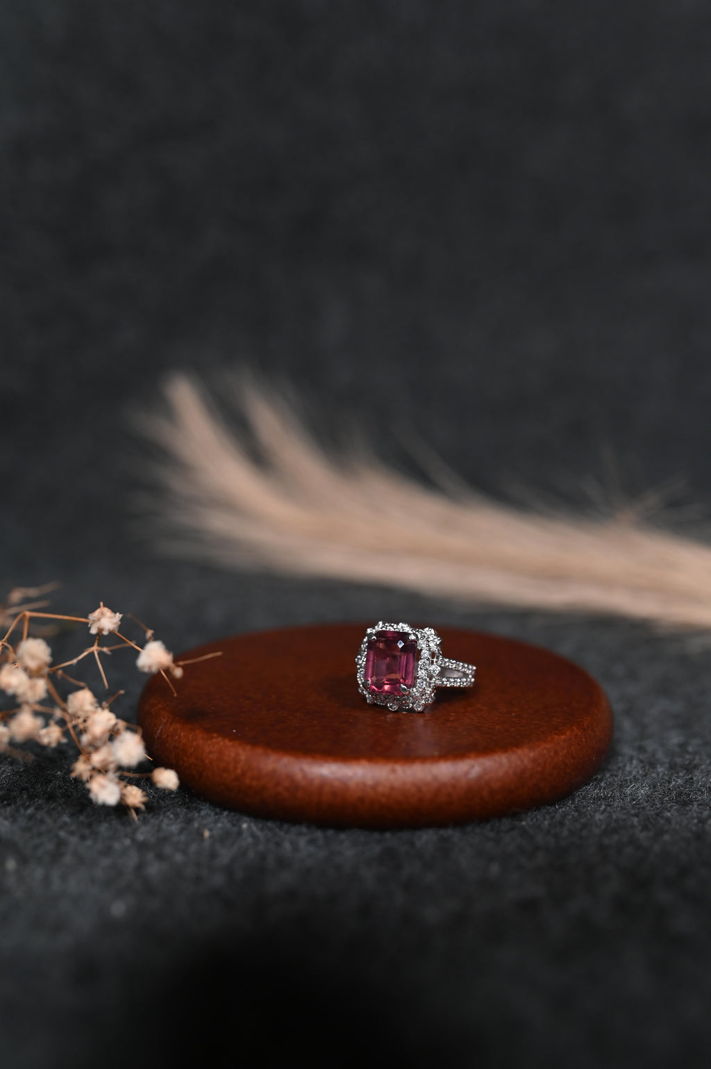 Rumi style silver ring