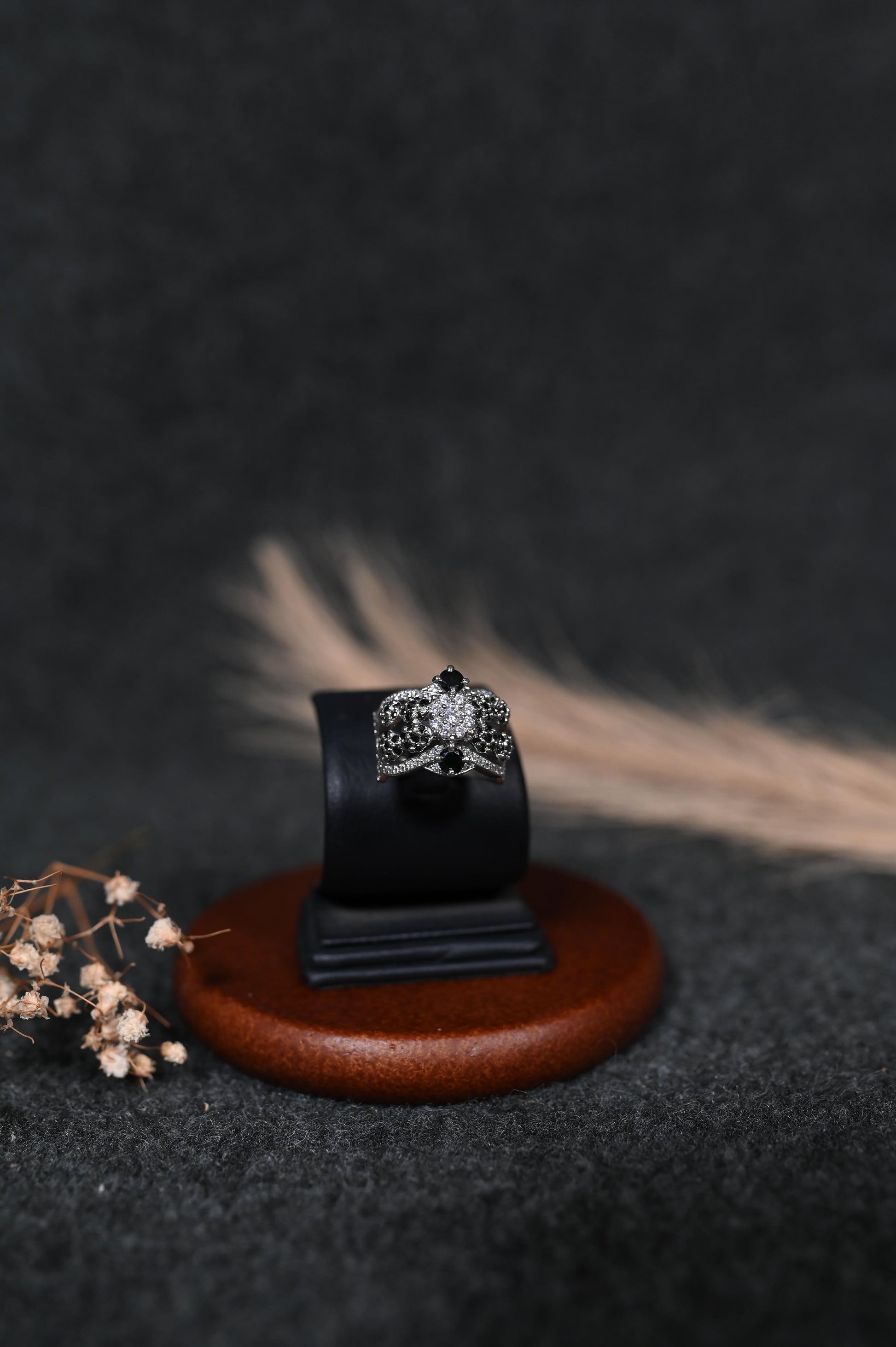 Oxidized Silver Ring