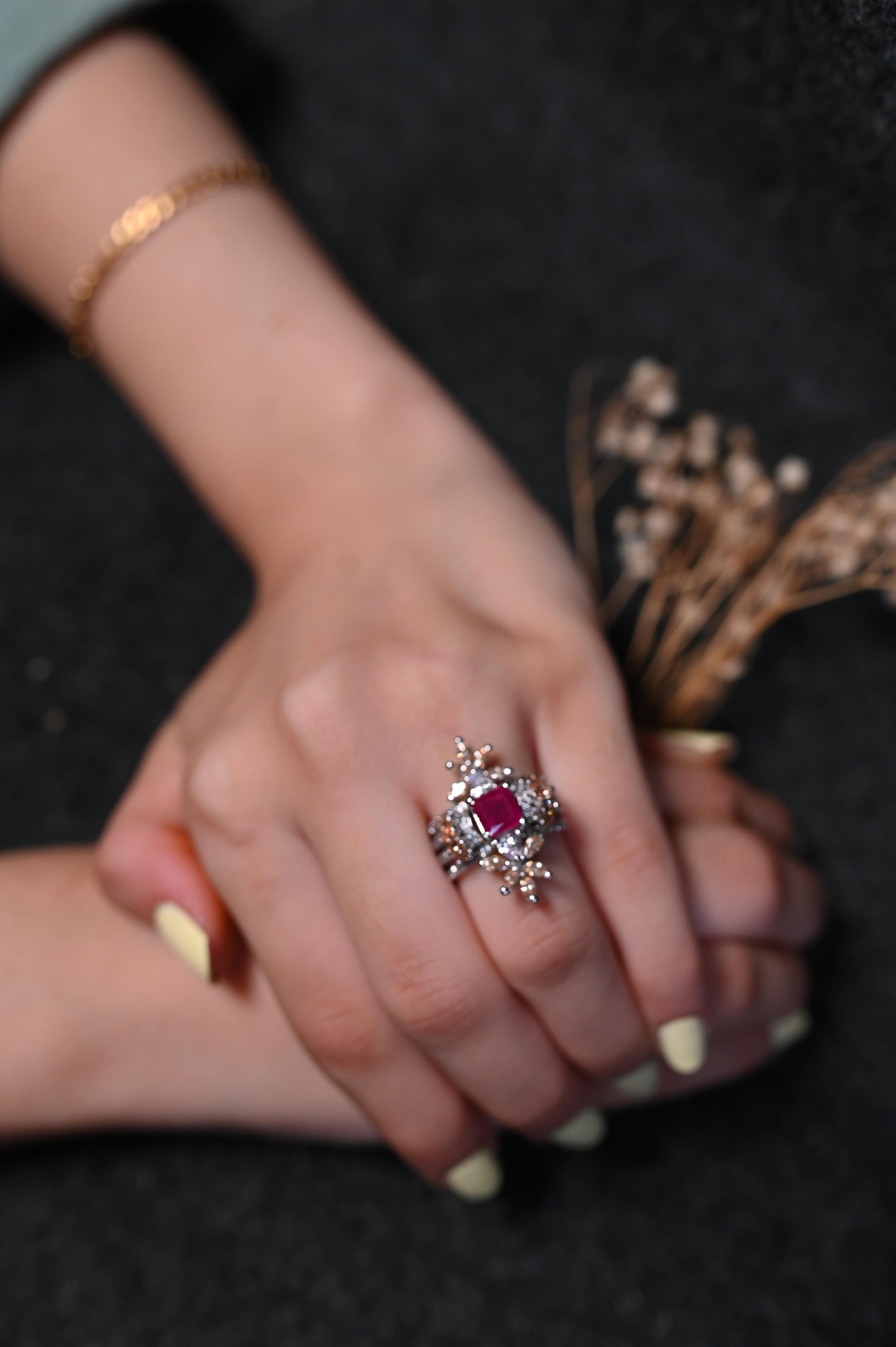 Rumi Silver Blossom Ring