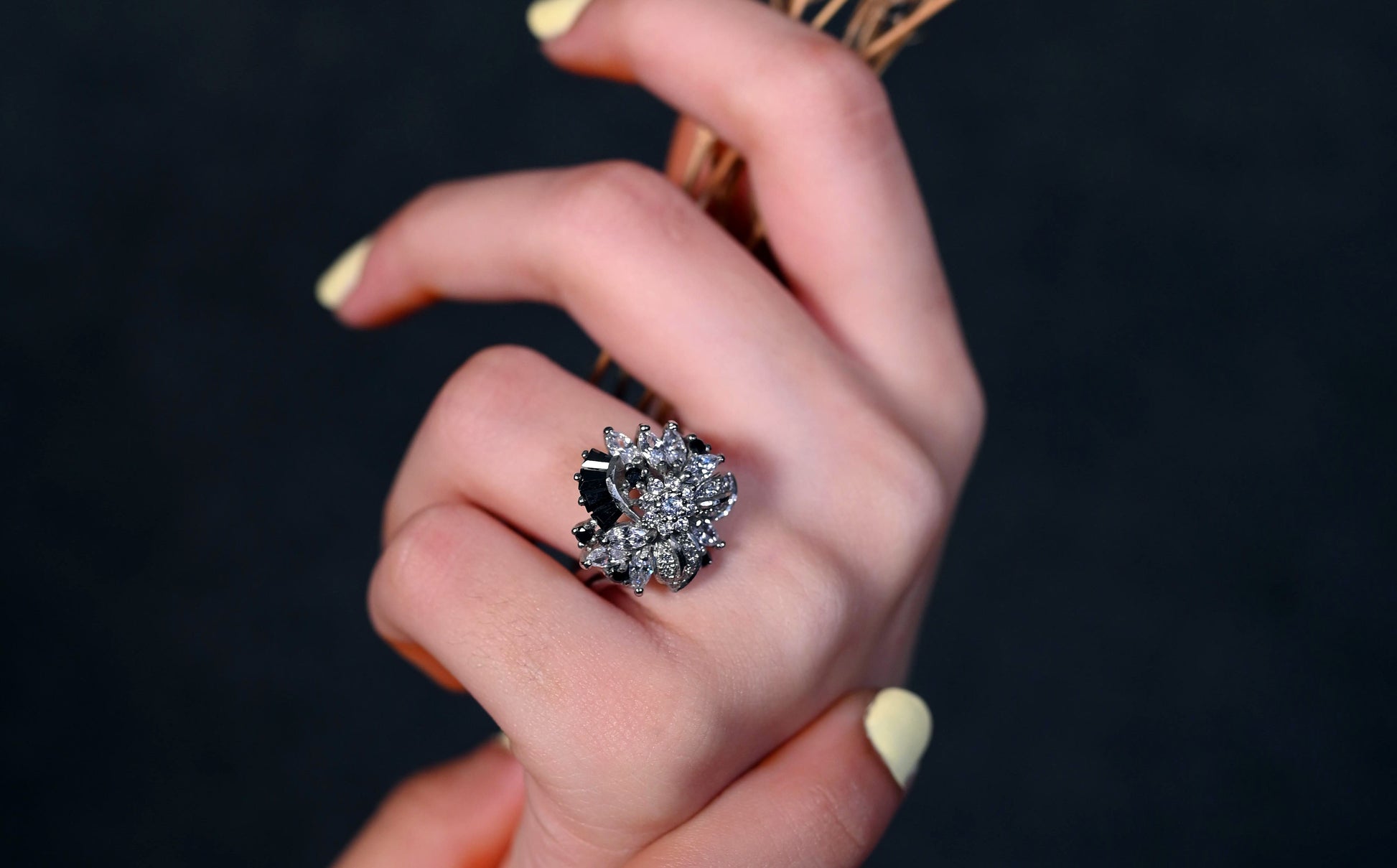 Royal Bloom Silver Ring